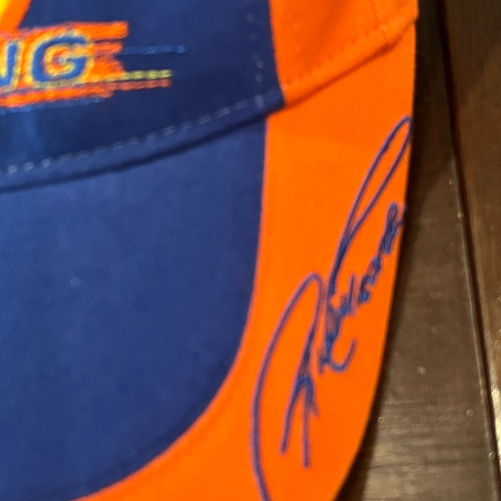 Tide Racing Blue and Orange Cap Ricky Craven NASCAR Baseball hat - Picture 2 of 7